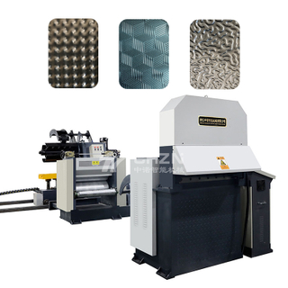 Coil Unwinding Machine Embossing Machine Cross Cutting Machine Production Line
